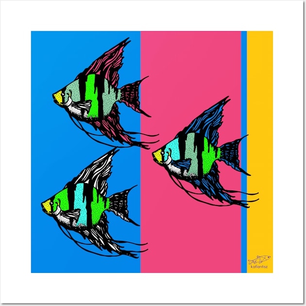 angel fish Wall Art by katlantisz